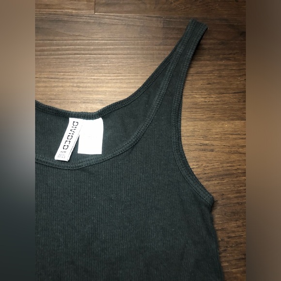 H&M Women’s Ribbed Jersey Black Dress - Size XS - Picture 7 of 8